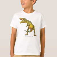 Imagem do dinossauro para Crianças-Sweatshirt-Whit