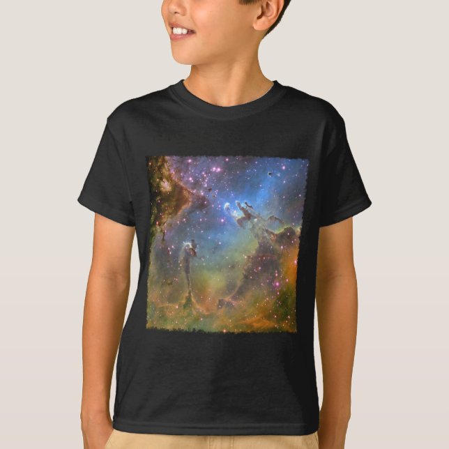 T-shirt Imagem do Largo-Campo da nebulosa de Eagle (Frente)