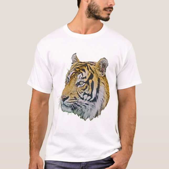 T-shirt Imagem do tigre (Frente)