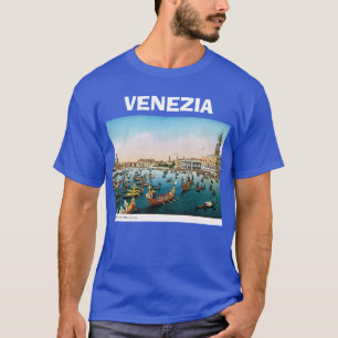 T-shirt Imagem do vintage de Veneza, Italia, 1910