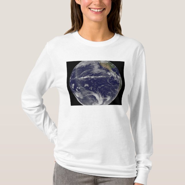 T-shirt Imagem satélite da Terra (Frente)