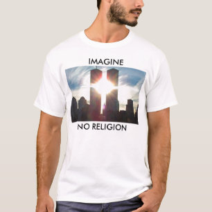 T-shirt Imagine, nenhuma religião