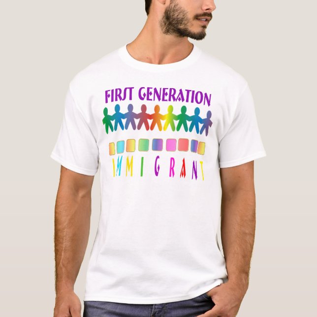 T-shirt Imigrante da primeira geração (Frente)