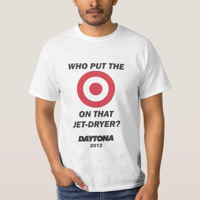 T-shirt Impacto do secador do jato - Daytona 500 (Frente)
