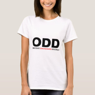 T-shirt IMPAR - desordem obsessiva do Dachshund