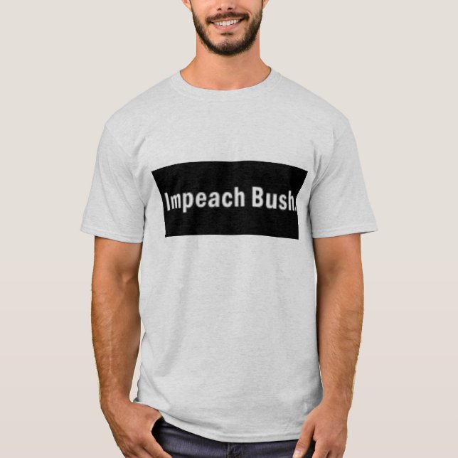 T-shirt impeachbush (Frente)