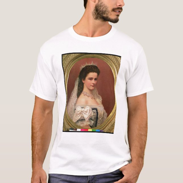 T-shirt Imperatriz Elizabeth de Baviera no Hungarian (Frente)