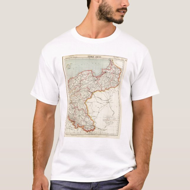 T-shirt Império alemão do nordeste (Frente)