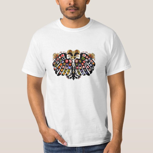 T-shirt Império romano santamente Eagle (Frente)