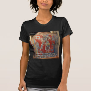 T-shirt Império Tolteca Gráfico & Provérbio Famoso