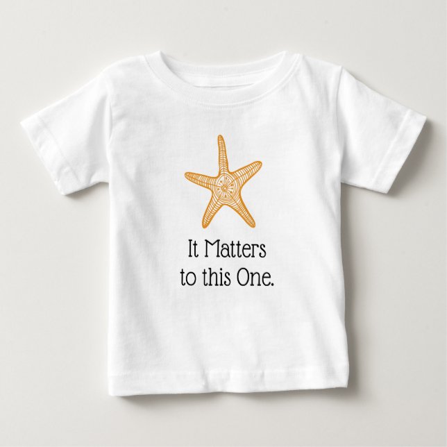 T-shirt Importa a esta uma estrela do mar (Frente)