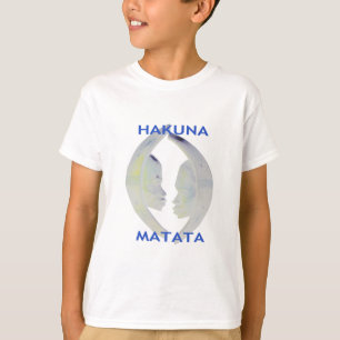 T-shirt Impressão africano Hakuna Matata Design