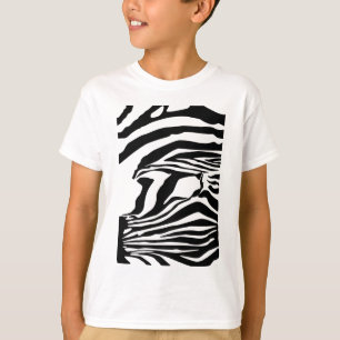T-shirt Impressão da zebra