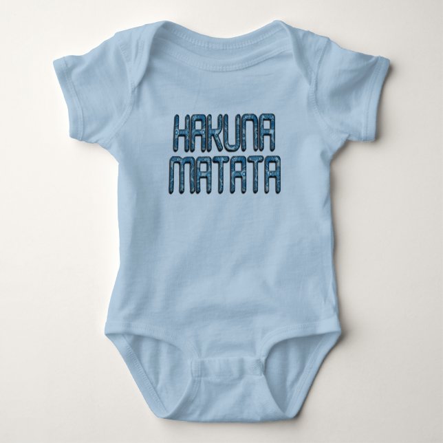 T-shirt Impressão de Arte 3D Hakuna Matata (Frente)