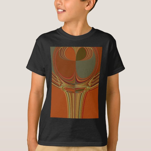 T-shirt Impressão de Arte Contemporânea da Terra Tradicion (Frente)