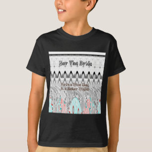 T-shirt Impressão de Arte de Presente de Chuveiro de Noiva