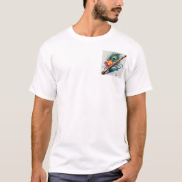 T-Shirt Impressão de Pavão Personalizado