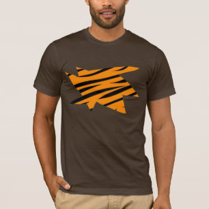 T-shirt Impressão de Tigre