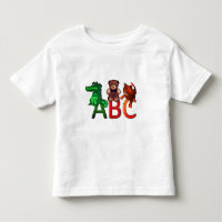 Impressão do alfabeto de ABC dos animais dos