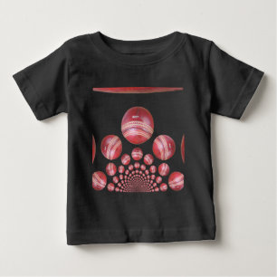 T-shirt Impressão do Cricket Ball do Sports Lover