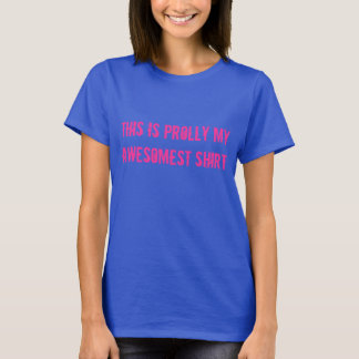 T-shirt impressionante