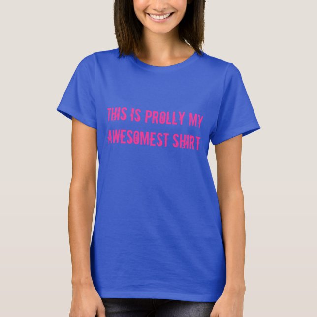 T-shirt impressionante (Frente)