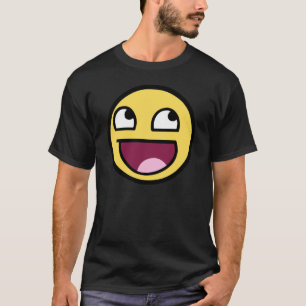 T-shirt impressionante da cara
