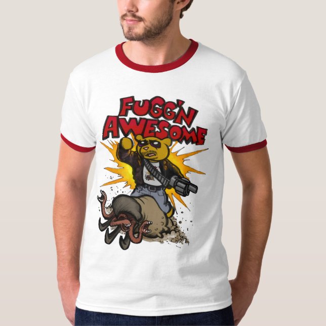 T-shirt impressionante de Fugg'n (Frente)