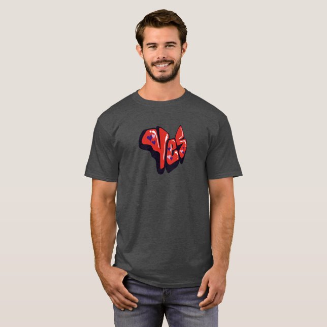 T-shirt impressionante e nervoso do estilo dos (Frente Completa)
