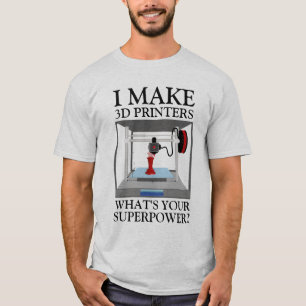 T-shirt impressora 3D