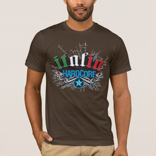 T-shirt incondicional de Italia Tricolore (Frente)