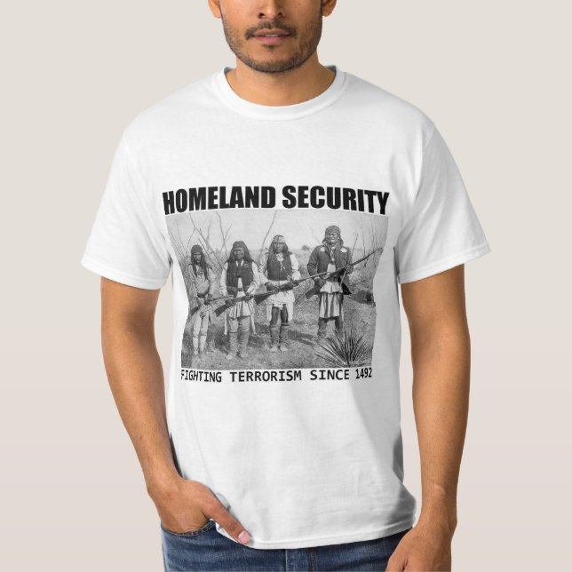 T-shirt Indianos da segurança interna (Frente)