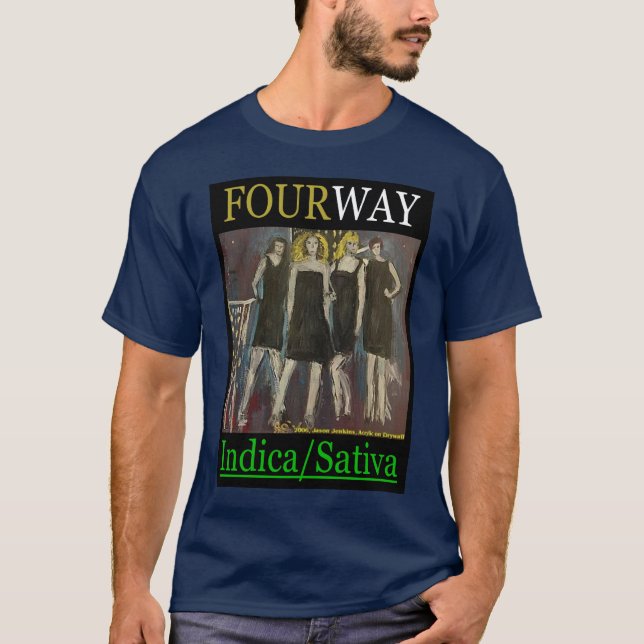T-SHIRT INDICA SATIVA (Frente)