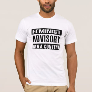 T-shirt Índice feminista do Advisory MRA