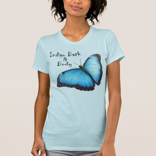 T-shirt Índigo - conceda T (Frente)