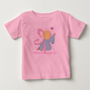 T-shirt infantil customizável do anjo do cancro d