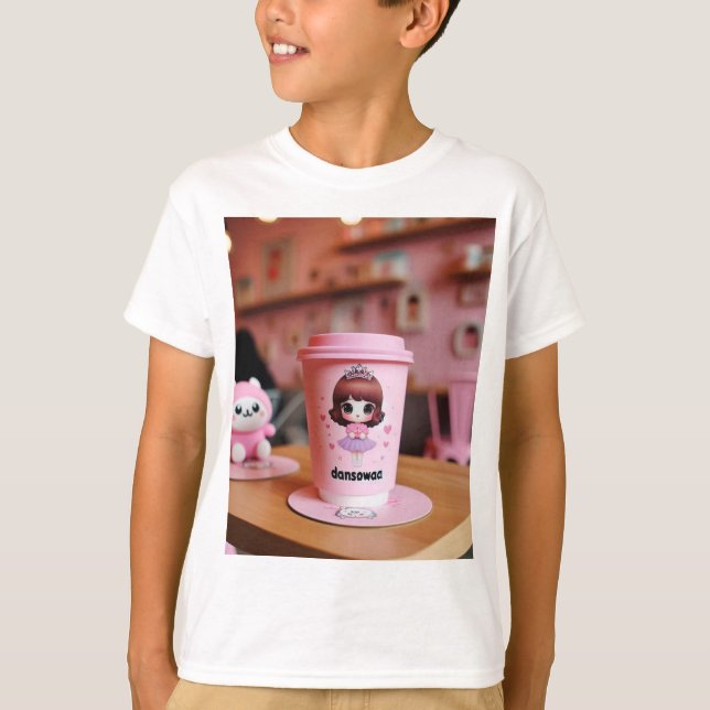 T-shirt infantil de chegada (Frente)