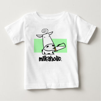 T-shirt infantil do bebê de Milkaholics