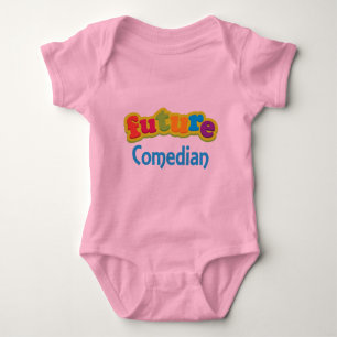 T-shirt infantil do bebê do comediante (futuro)