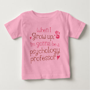 T-shirt infantil do professor da psicologia