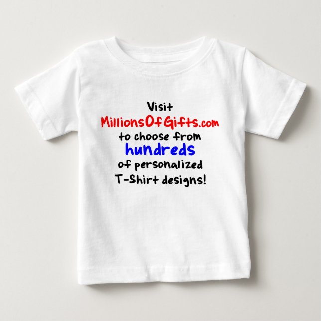 T-shirt infantil feito sob encomenda (Frente)
