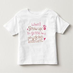 T-shirt infantil (futuro) assistente do bebê do
