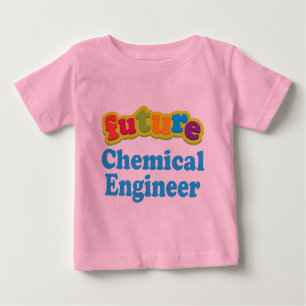 T-shirt infantil químico do bebê do engenheiro