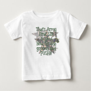 T-shirt infantil - senhor do pirralho do exército