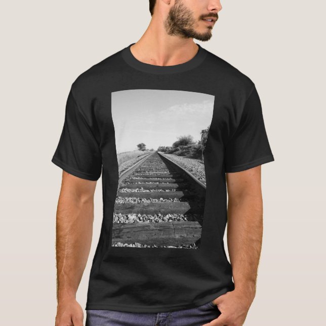 T-shirt infinito da estrada de ferro (Frente)