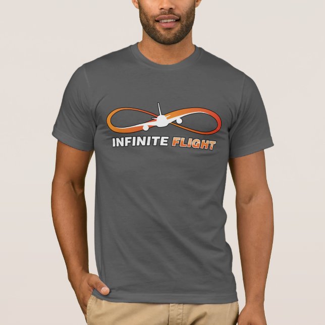 T-shirt infinito do vôo (Frente)