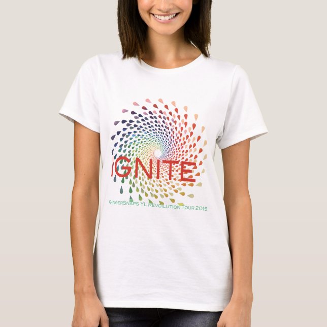 T-shirt Inflame o design da excursão de YLSnaps (Frente)