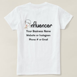 T-Shirt Influenciador de Maquiagem e Beleza