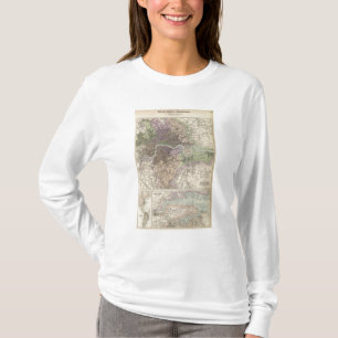 T-shirt Inglaterra e Wales - cidades, portos e portos