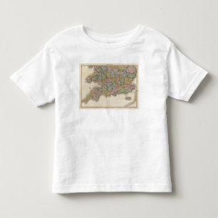 T-shirt Inglaterra, parte do sul